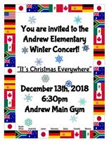 The Elementary Winter Program is on December 13th!