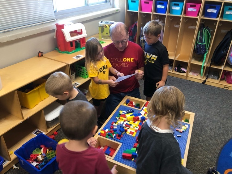 Showing Mr. Till some of our favorite toys and pictures!