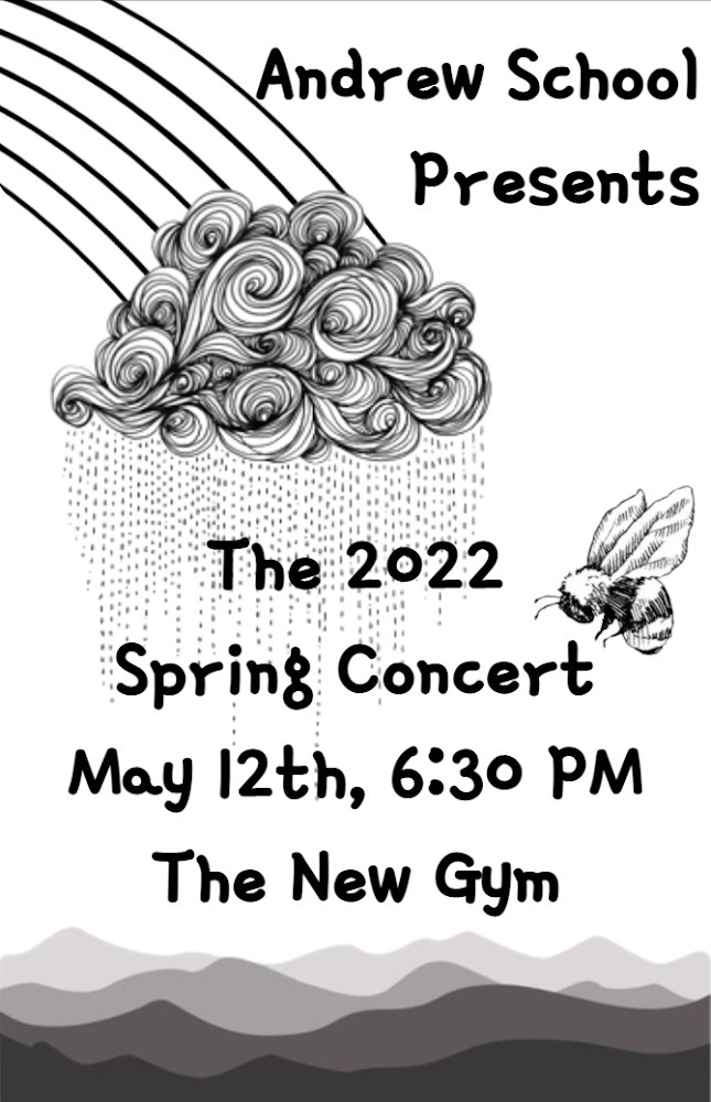Spring Concert May 12th 6:30 Andrew School 