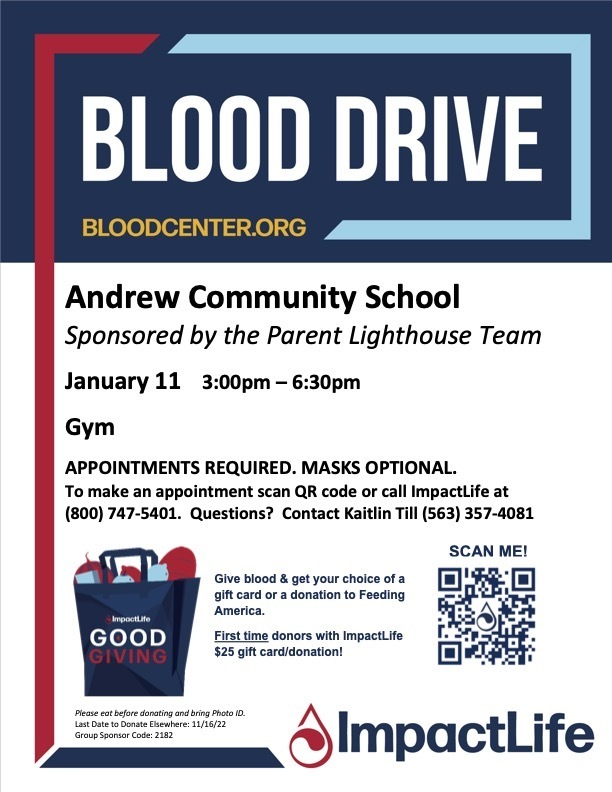 Andrew Blood Drive 